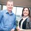 YOUNG PEOPLE’S ENTERPRISE PARTNERSHIP: Tom Baker-Price, Kingsley College, and Lauren Thompson, Brook Street.