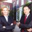 WELCOME ABOARD: Clare Regan and Rob Cobley.