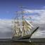 SAILING AWAY: One of the Tall Ships leaves Hartlepool