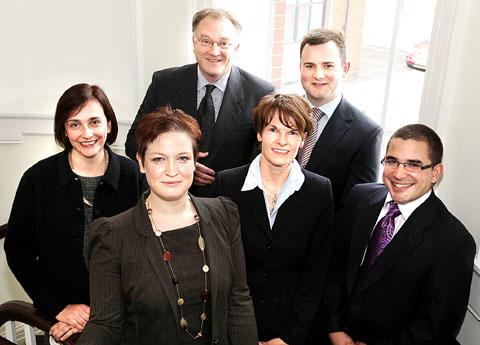 TALENT: Maynard Burton, Sam Pedley, Amanda Pillinger, Kirsten Bridgewater, Neil Harrison and Elanya Smith, front.
