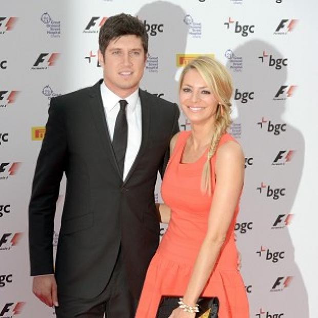 Vernon Kay and Tess Daly attended the F1 bash