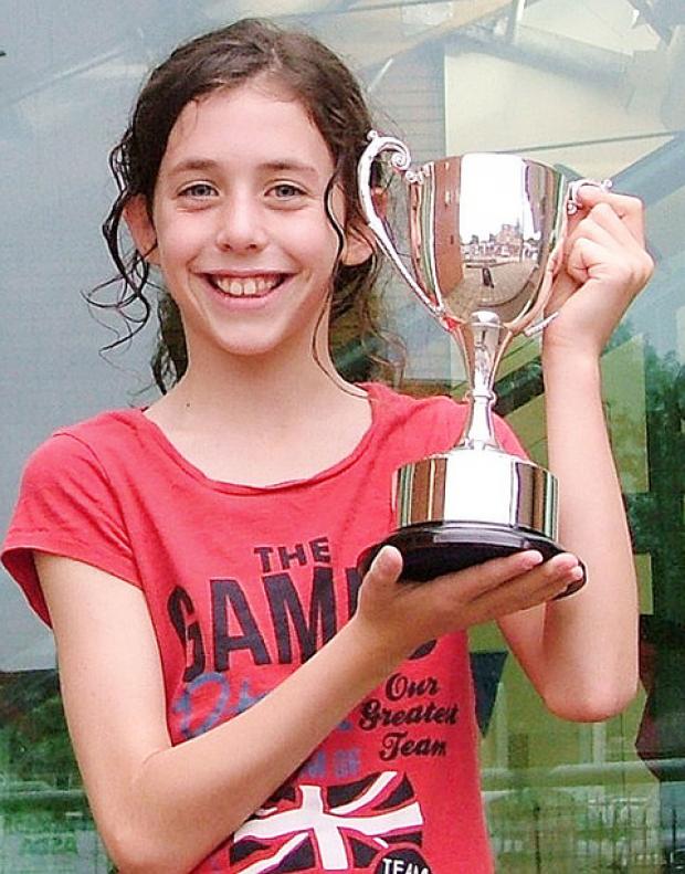 Tewkesbury Admag: AWARD: Pershore’s Naomi Marsden with her prize. Tewkesbury Admag: AWARD: Pershore’s Naomi Marsden with her prize.