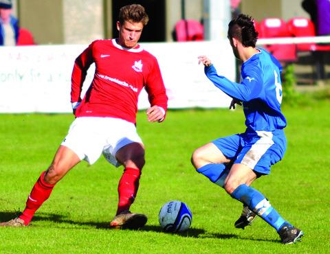 HIT MAN: Jamie Clarke grabbed two goals in Littleton’s win over Coventry Copsewood.