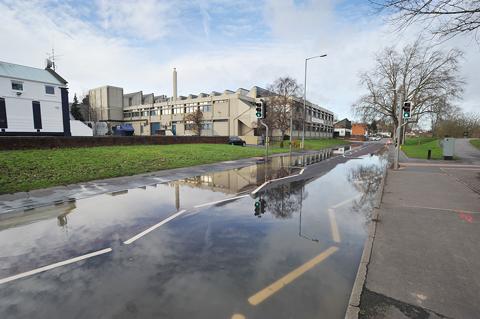 Tewkesbury Admag: Flooding on Hylton Road last year Tewkesbury Admag: Flooding on Hylton Road last year