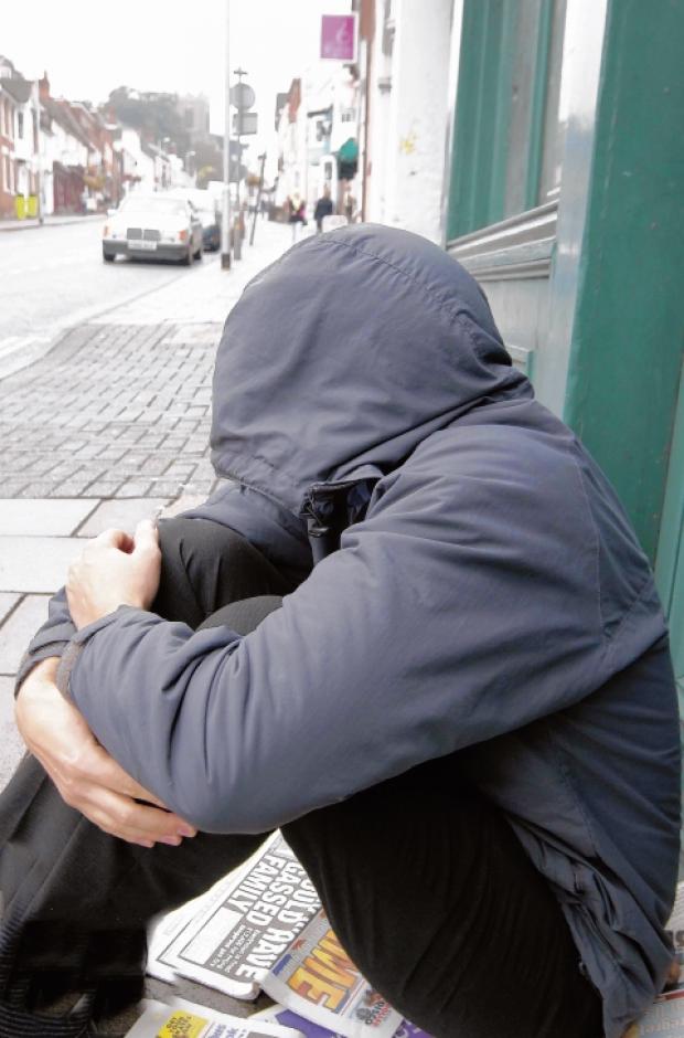 Police hunt after rough sleeper hit with brick