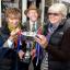 WINDOW WINNERS: Pershore mayor Charles Tucker, centre, with Fladbury Flowers’ Viv Axtell-Powell, left, and Pat Wilson, right. They won first prize in this year’s Pershore Carnival window display contest. 2013316701
