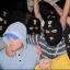 English Defence League leader Tommy Robinson, left, with EDL supporters in Woolwich