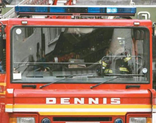 Four fire crews battle Winchcombe blaze