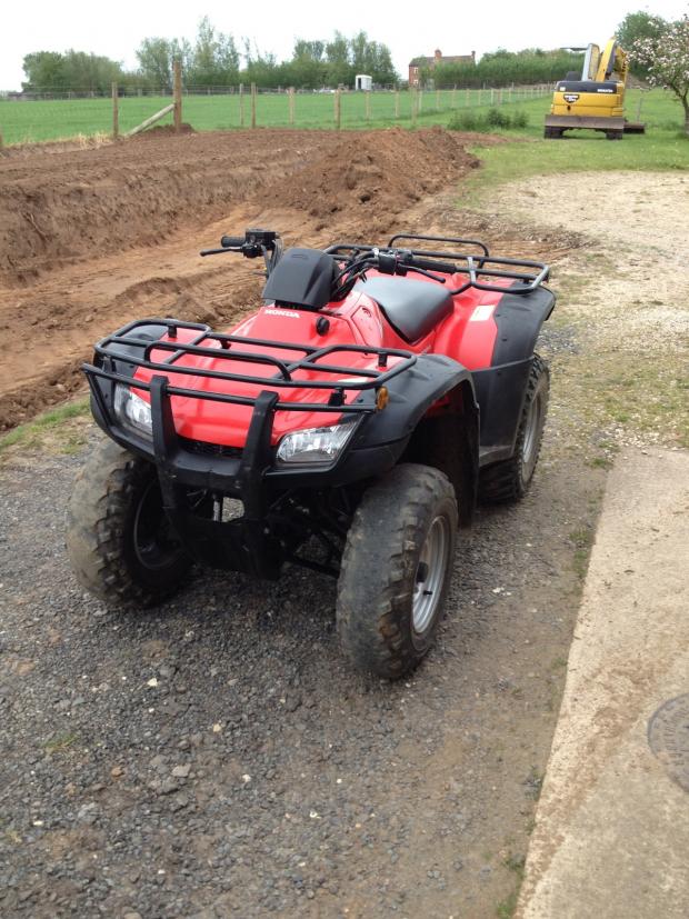 Stolen quad bike