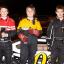 TOP THREE: JASCAR Championship drivers (left to right) Olly Turner (third), Dan Hughes (second) and champion Corben Lord. Picture: SARA TURNER