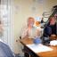 ON AIR: Carol Baker, Geoff Onions, centre, and John Gerrard in the Radio Winchcombe studio doing a live broadcast about the future of the Winchcombe Day Care Centre.