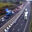 Two lanes of the M5 were closed after the smash