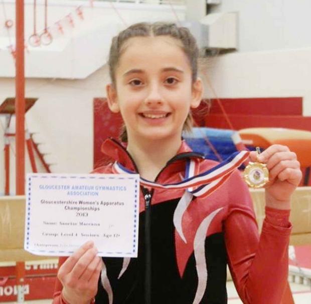 Tewkesbury Admag: SISTER ACT: Laoishe MacCana, 16, is the new level three senior Gloucestershire champion, while Saoirse, 13, won the level four senior category at the event. Tewkesbury Admag: SISTER ACT: Laoishe MacCana, 16, is the new level three senior Gloucestershire champion, while Saoirse, 13, won the level four senior category at the event.
