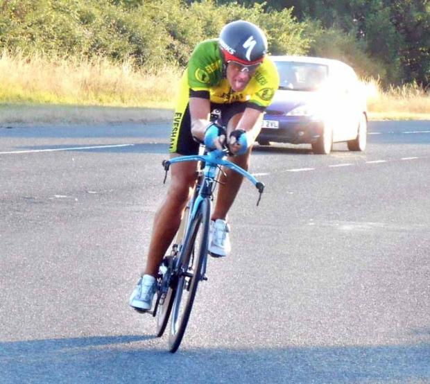 Tewkesbury Admag: ON HIS BIKE: Evesham’s Simon Wix clocks up the miles as he won the Strava challenge. Picture: STEVE TARLING Tewkesbury Admag: ON HIS BIKE: Evesham’s Simon Wix clocks up the miles as he won the Strava challenge. Picture: STEVE TARLING