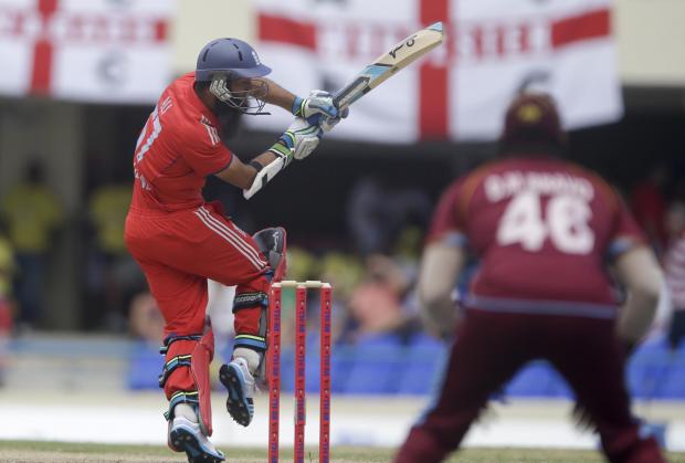 Tewkesbury Admag: England's Moeen Ali bats during the second one-day international cricket match against West Indies at the Sir Vivian Richards Cricket Ground in St. John's, Antigua, Sunday, March 2, 2014. (AP Photo/Ricardo Mazalan). (4340592) Tewkesbury Admag: England's Moeen Ali bats during the second one-day international cricket match against West Indies at the Sir Vivian Richards Cricket Ground in St. John's, Antigua, Sunday, March 2, 2014. (AP Photo/Ricardo Mazalan). (4340592)