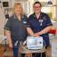 Tewkesbury Admag: Cardiac assessment nurses with Worcestershire Acute Hospitals NHS Trust Sue Amos and Sally Baker with a cardioversion machine Tewkesbury Admag: Cardiac assessment nurses with Worcestershire Acute Hospitals NHS Trust Sue Amos and Sally Baker with a cardioversion machine