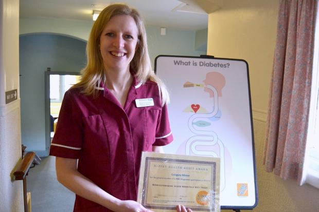 Tewkesbury Admag: Specialist diabetes dietician at Worcestershire Acute Hospitals NHS Trust Rosanne Dunkley with the Xpert certificate Tewkesbury Admag: Specialist diabetes dietician at Worcestershire Acute Hospitals NHS Trust Rosanne Dunkley with the Xpert certificate