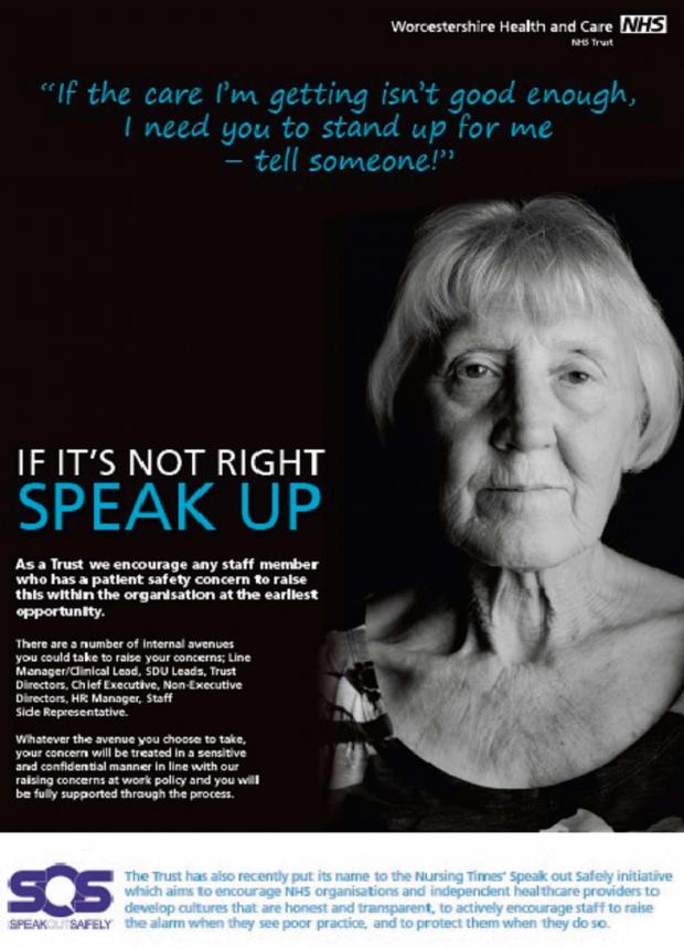 Tewkesbury Admag: NHS trust launches whistleblowing campaign Tewkesbury Admag: NHS trust launches whistleblowing campaign