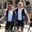 Tewkesbury Admag: Shaun and Calum Haydon after conquering their home to Rome challenge. Tewkesbury Admag: Shaun and Calum Haydon after conquering their home to Rome challenge.