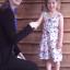 Tewkesbury Admag: Four-year-old Grace Conway receiving her graduation certificate from Duty Manager Katherine Williams Tewkesbury Admag: Four-year-old Grace Conway receiving her graduation certificate from Duty Manager Katherine Williams