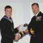 Tewkesbury Admag: AB(WS) Jordan Matteson receives his certificate of course completion from Commodore David Dutton, OBE Royal Navy, Assistant Chief of Staff (Resources and Planning). Tewkesbury Admag: AB(WS) Jordan Matteson receives his certificate of course completion from Commodore David Dutton, OBE Royal Navy, Assistant Chief of Staff (Resources and Planning).