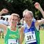 Ladies winner Emma Gooderham and mens winner Garry Payne.