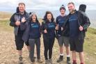 Worcestershire recruitment team scales the heights on fundraising challenge
