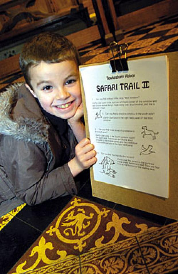 Michael Steele, seven, finds a dragon