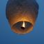 A glow lantern in the sky