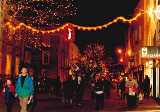 LIGHTS: It is yet another festive choice from the archives of the Worcester News as today's nostalgia picture comes from the Christmas lights switch-on in Worcester in 1997.