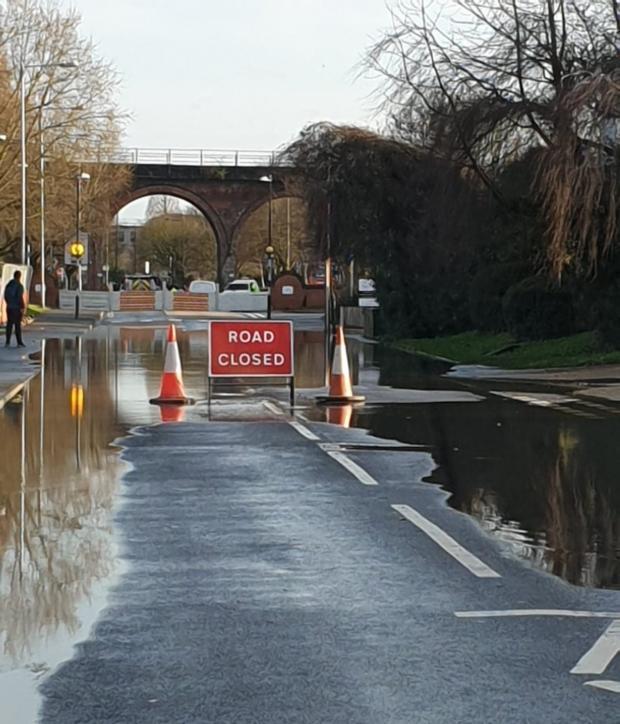 Storm Dennis Road Closures In Worcestershire Monday Tewkesbury